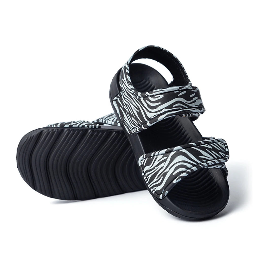 Toddler Boys Girls Luminous Water Sandals Adjustable Straps Open Toe Sport Sandals Summer Shoes