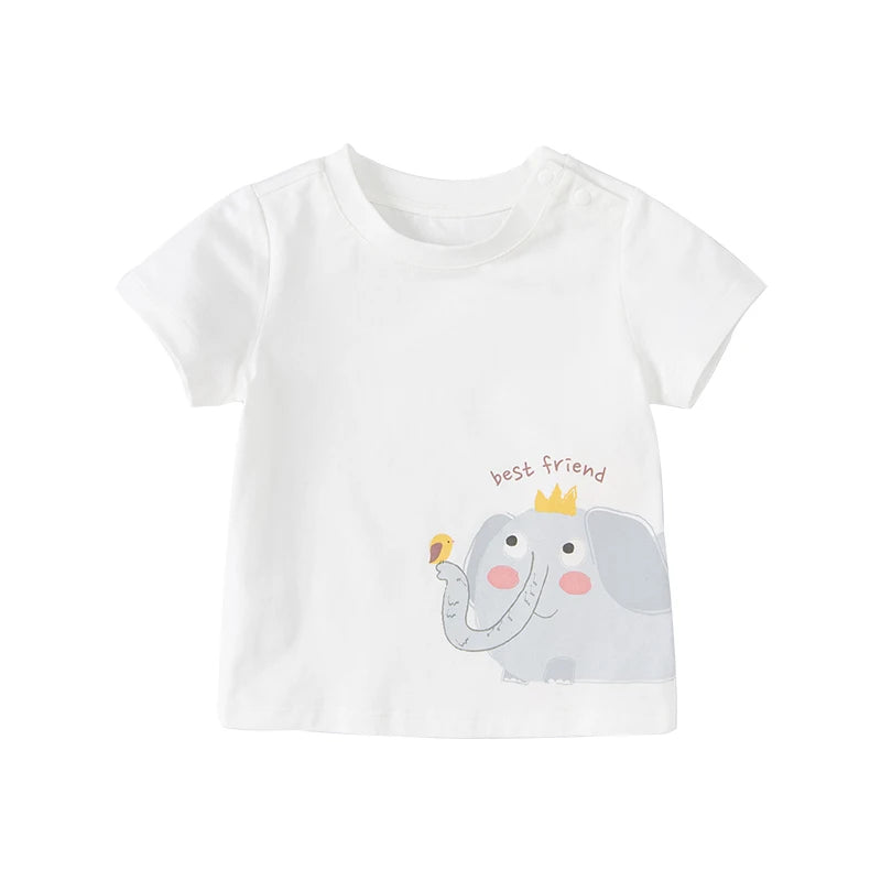 Dave Bella Boys Girls T-Shirts Short-Sleeve Casual Tee