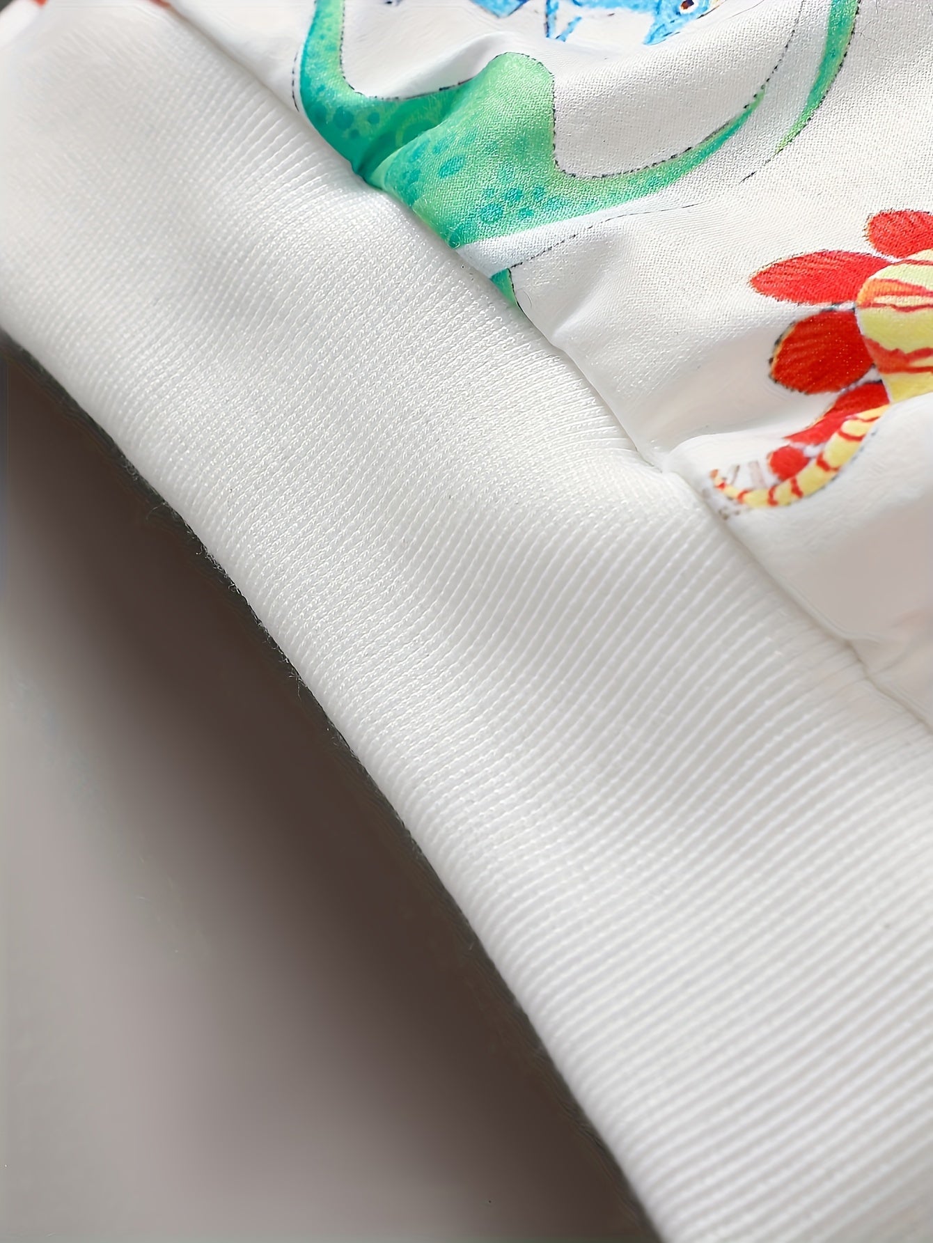 2Pcs Fall And Winter Children's Printed Dinosaur Print Pullover