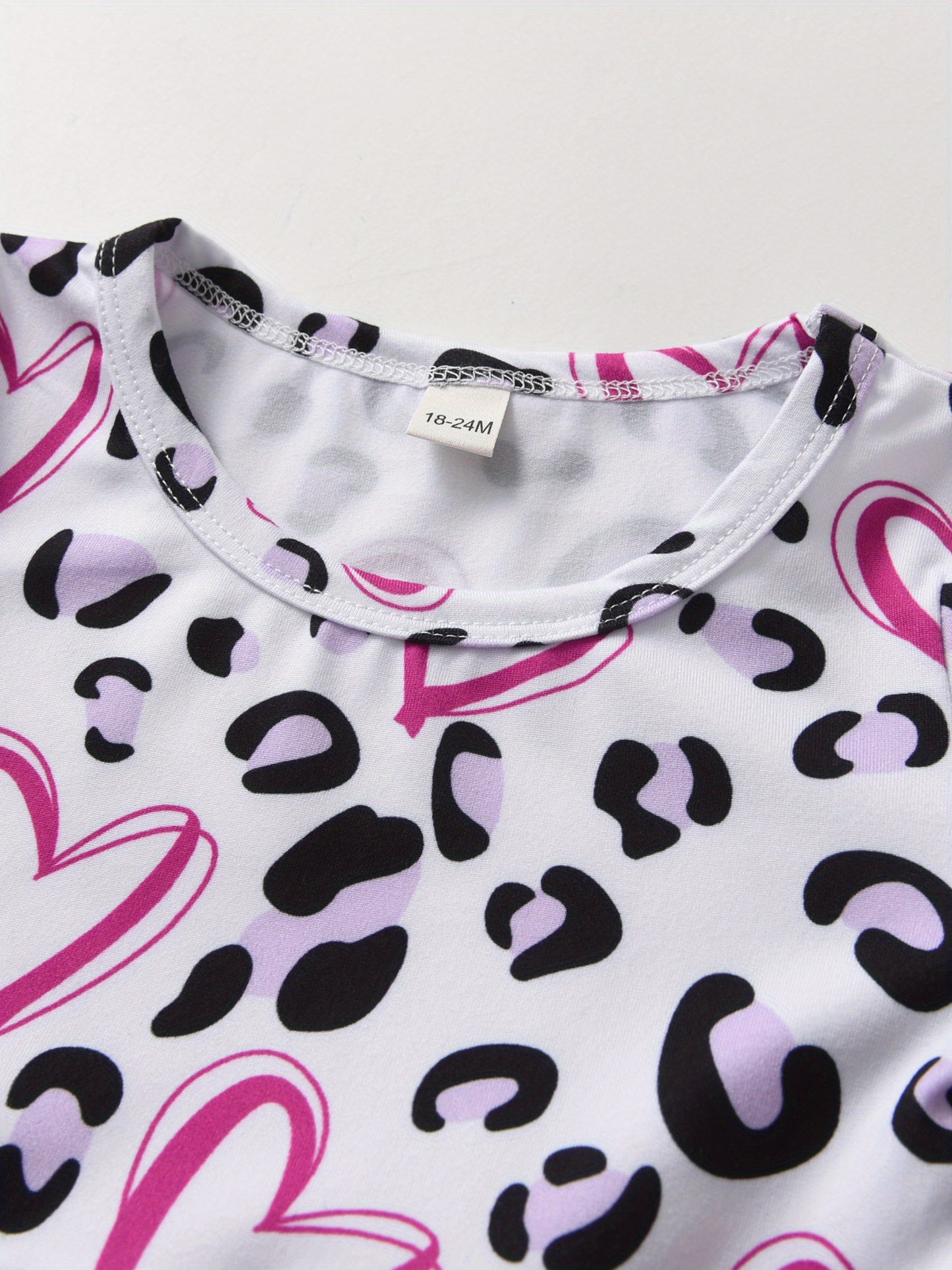 Girls Matching Clothes 1-6 Years Long Sleeve Top and Jeans Set