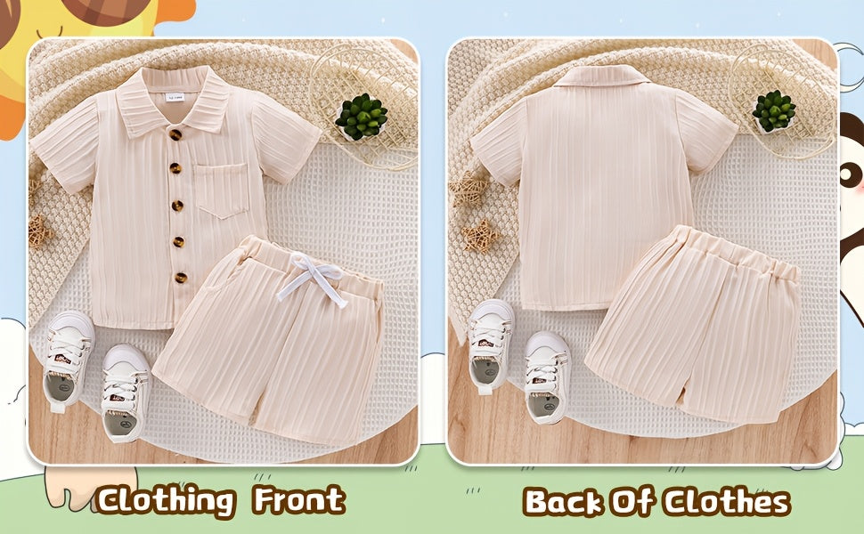 Baby Boy Clothes Summer Shorts Set Short Sleeved Shirt Top 12 Months-5T Without Tee