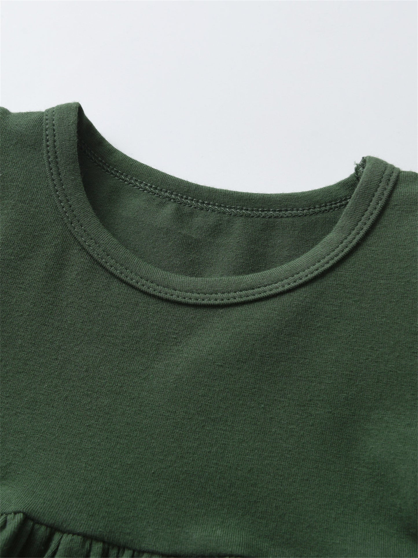 Kukitty 3pcs Toddler Girl Cute Clothes Set with Bow Headband