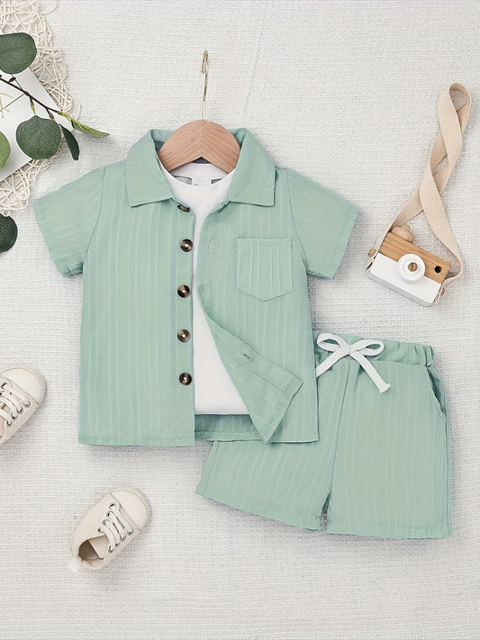 Baby Boy Clothes Summer Shorts Set Short Sleeved Shirt Top 12 Months-5T Without Tee