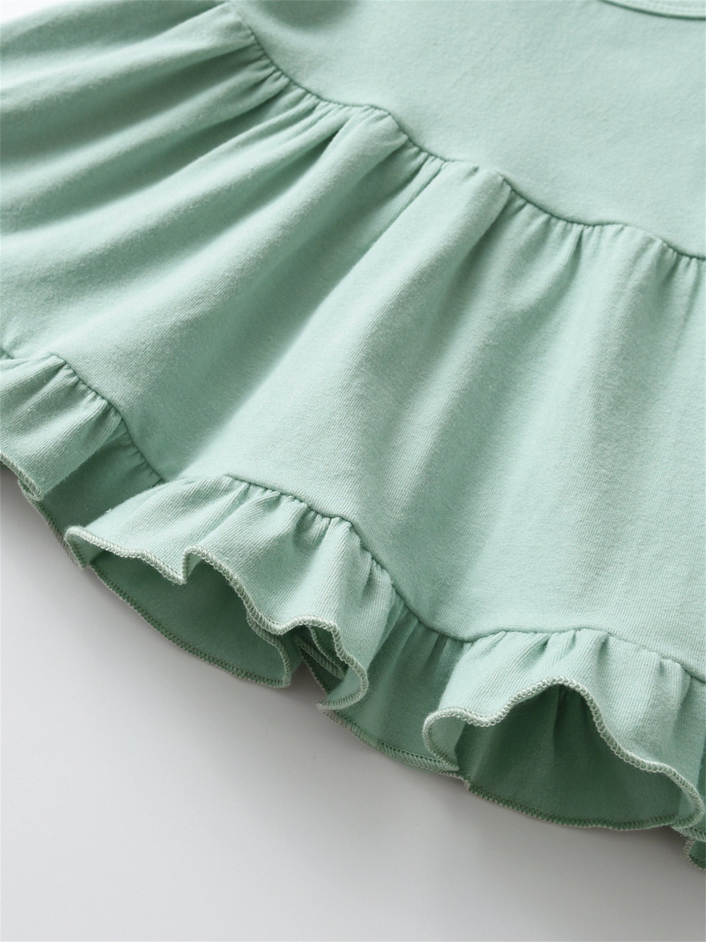 Kukitty 3pcs Toddler Girl Cute Clothes Set with Bow Headband