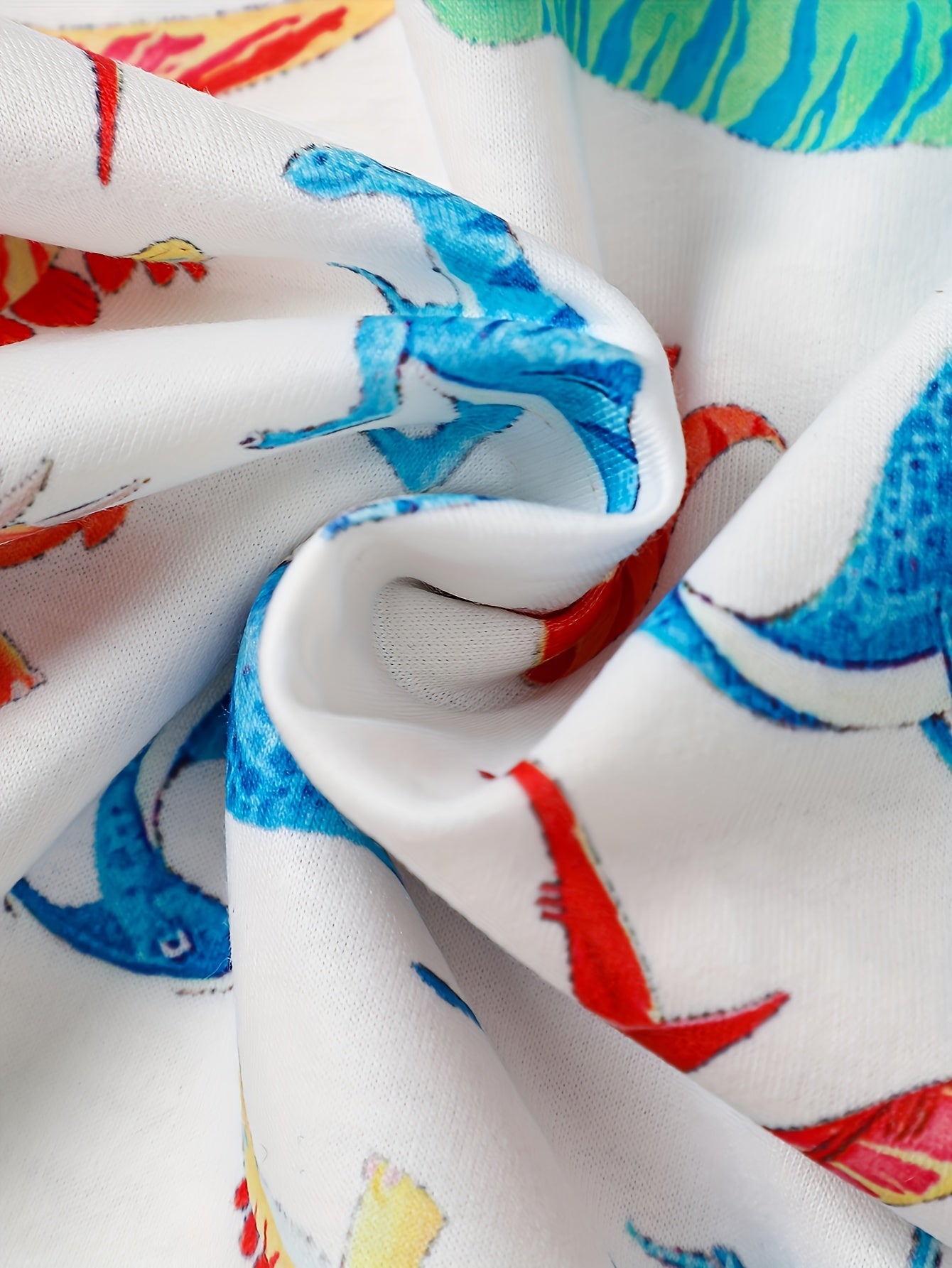 2Pcs Fall And Winter Children's Printed Dinosaur Print Pullover