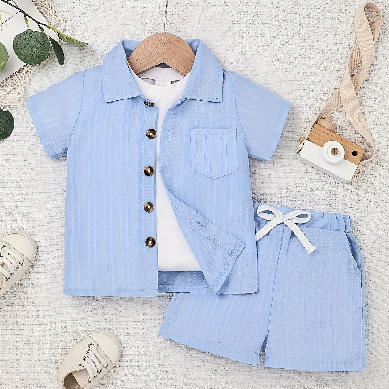 Baby Boy Clothes Summer Shorts Set Short Sleeved Shirt Top 12 Months-5T Without Tee