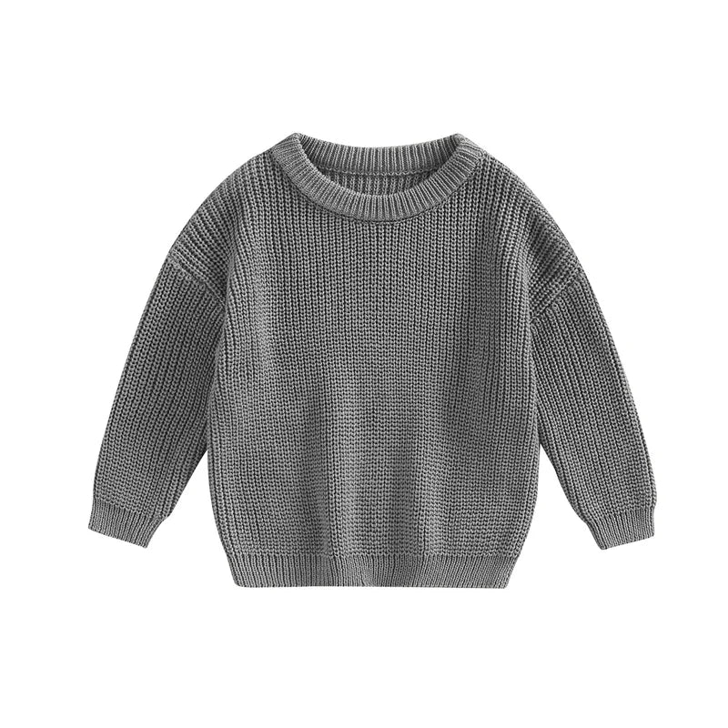 Newest Newborn Baby Girl Boy Knitted Long Sleeve Sweater Autumn Winter Casual Pullover Kids Clothes 3M to 5Y