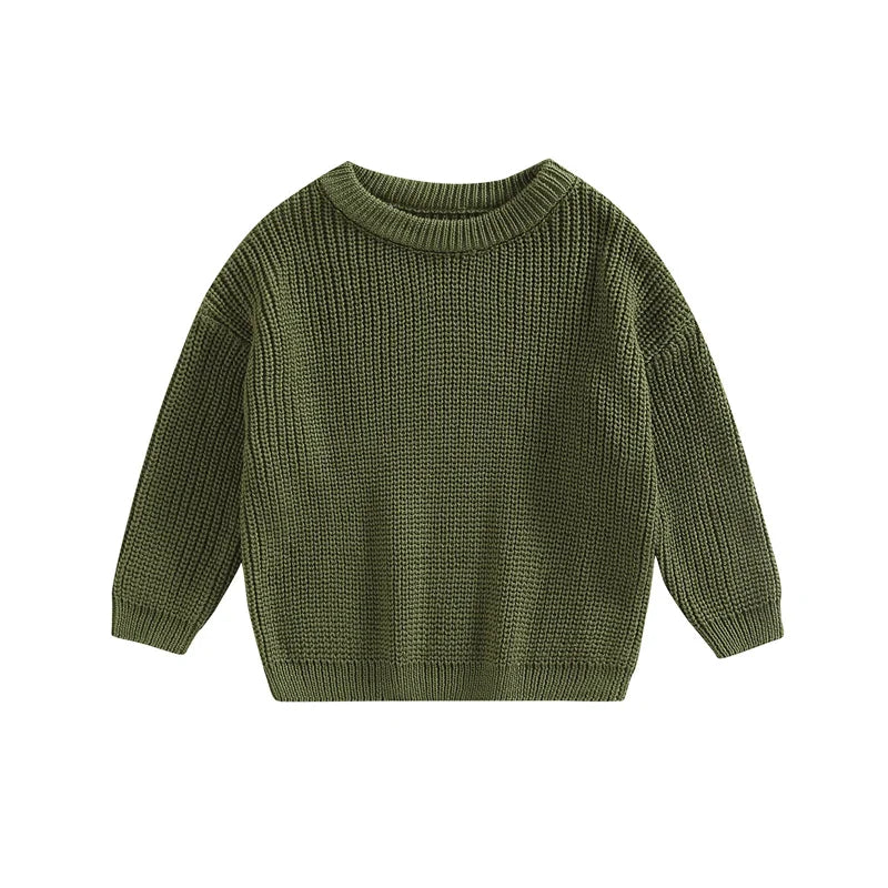 Newest Newborn Baby Girl Boy Knitted Long Sleeve Sweater Autumn Winter Casual Pullover Kids Clothes 3M to 5Y