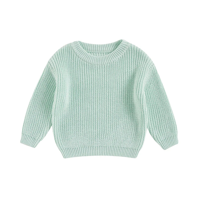 Newest Newborn Baby Girl Boy Knitted Long Sleeve Sweater Autumn Winter Casual Pullover Kids Clothes 3M to 5Y
