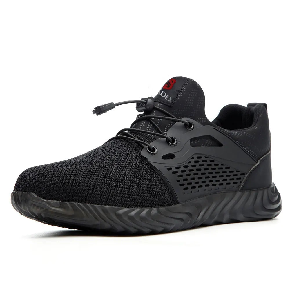 SUADEX Safety Shoes Breathable Mens Work Shoes Anti-smashing Industrial Steel Toe Cap Sneakers Puncture Proof Plus Size 36-48