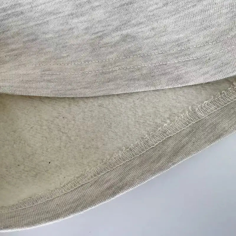 Trendy Brand Men's Cotton Shorts with Double Row Flocking Letter Logo High Street Loose Fit