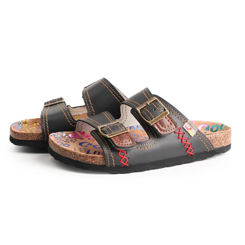 TMA EYES Summer Casual Lightweight Non Slip Women's Flat Sandals