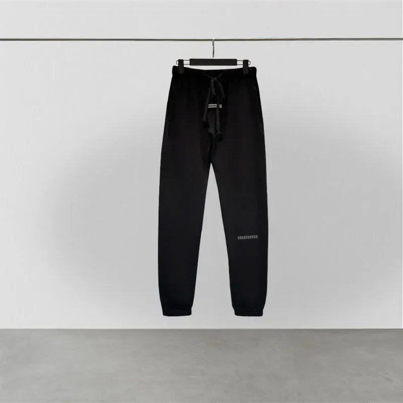 Season 8 Luxury Design Men's Hoodies Two Row Reflective Letter Logo High Street Loose Hoodie