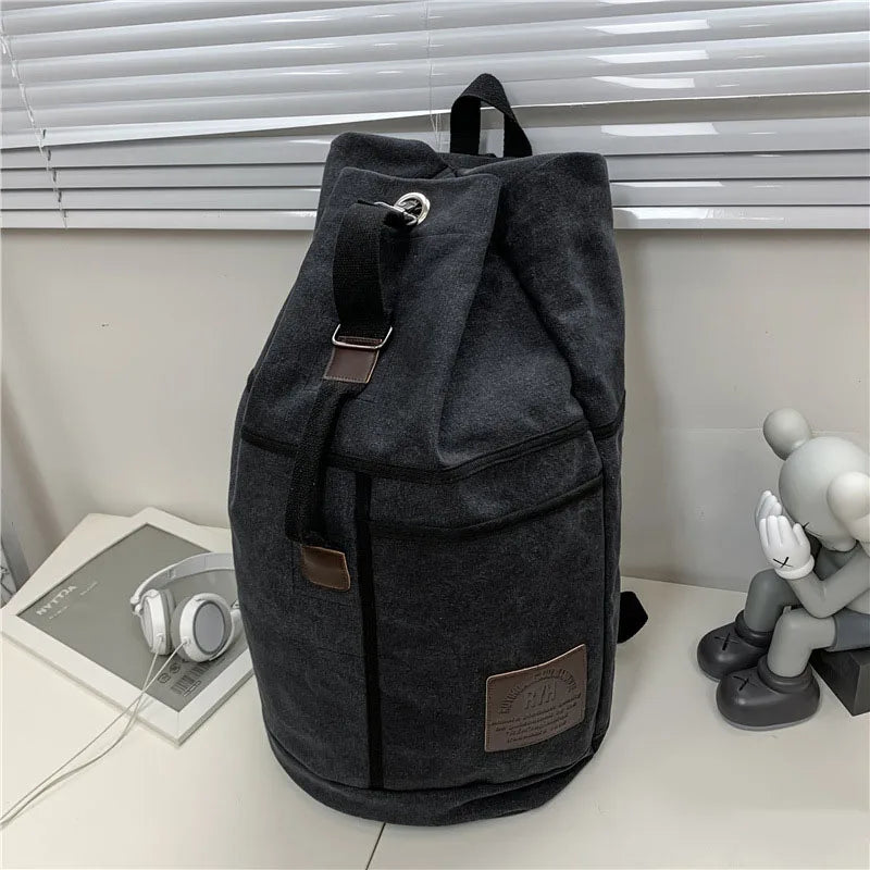 60/30L Mens Bag Outdoor Sports gym Duffle Bag Rucksack Tactical Canvas Backpack School Bag Travel Shoulder BagHandbag Two Size