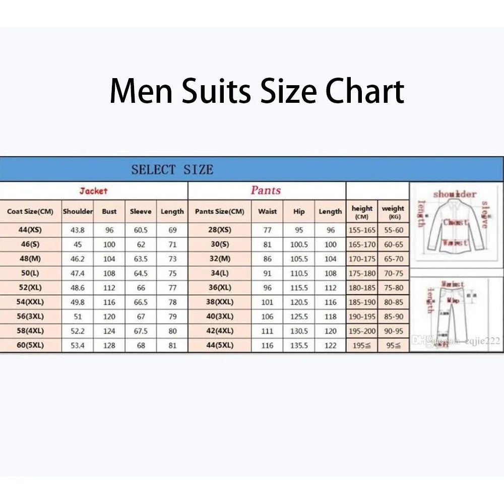 Luxury Men Suits Elegant Wedding Groomsmen Outfits Double Breasted Peak Lapel Slim Fit High Quality 2 Piece Jacket Pants Set