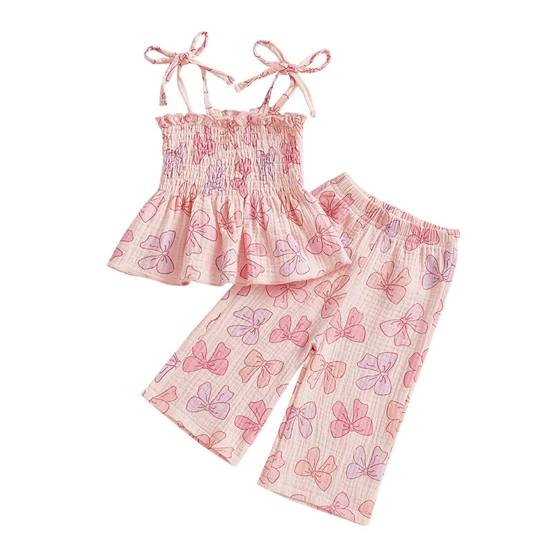 2025-01-02 Lioraitiin Summer Toddler Girl Clothes Set
