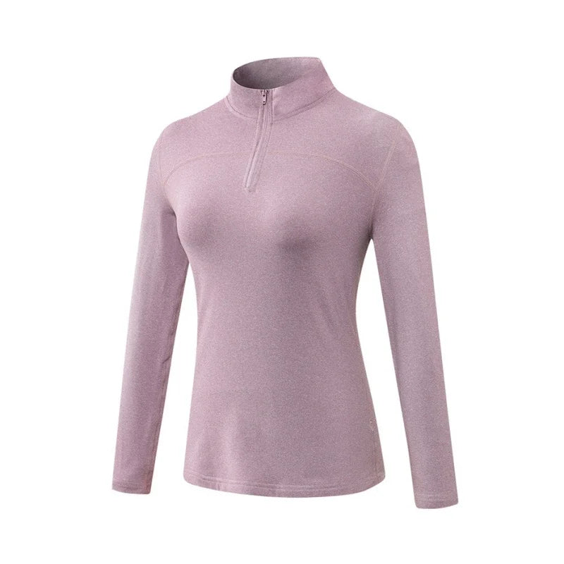 Winter Warm Plus Velvet Long Sleeve T Shirts for Women Outdoor Running Basketball Sports Tops Home Fitness Yoga Thermal