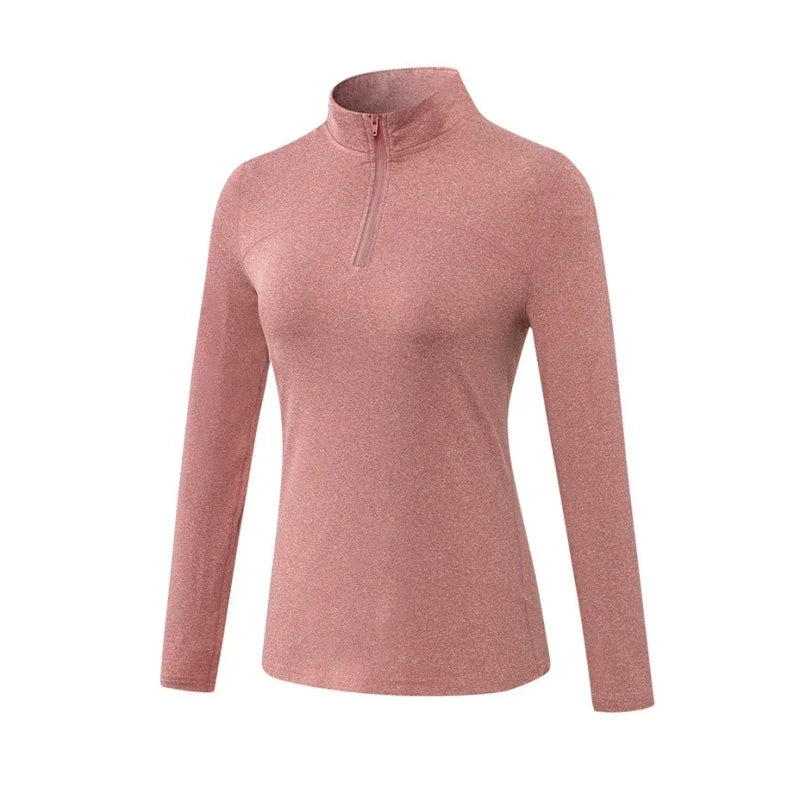 Winter Warm Plus Velvet Long Sleeve T Shirts for Women Outdoor Running Basketball Sports Tops Home Fitness Yoga Thermal