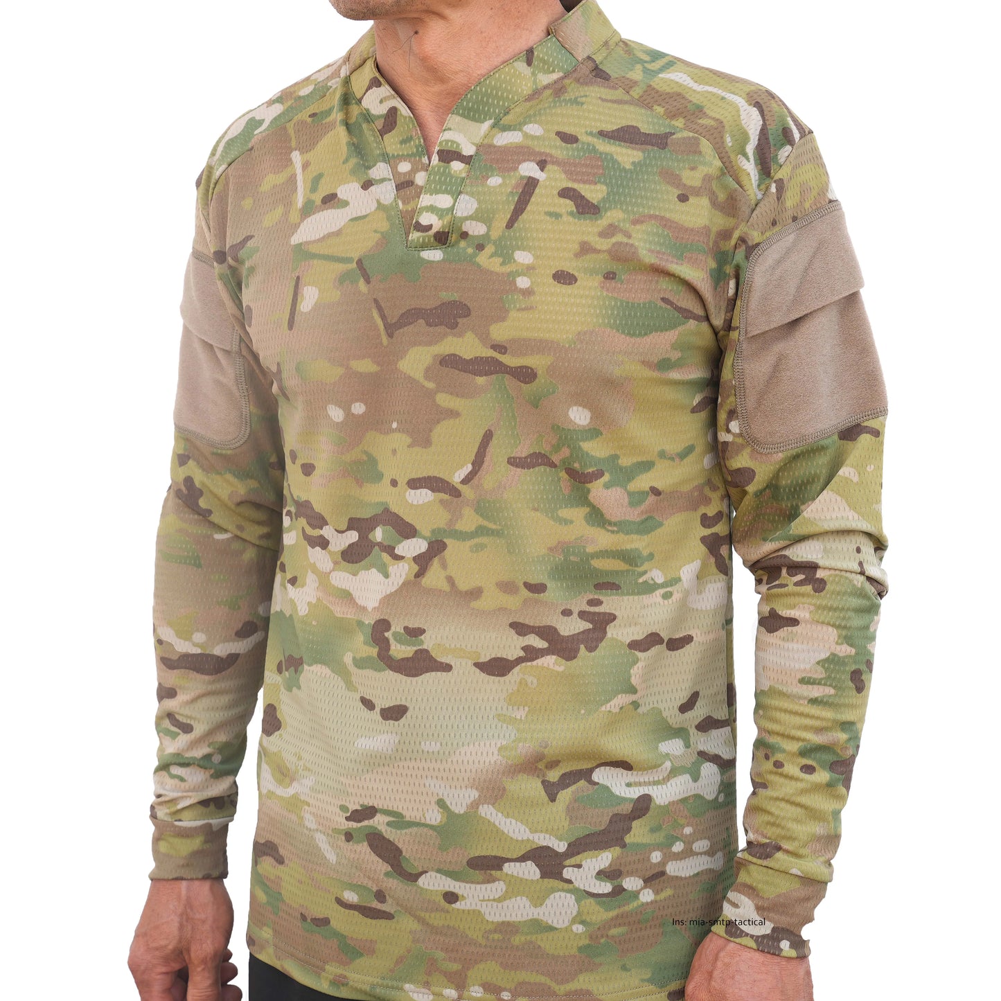 Tactical MC Combat Shirt Long Sleeve Camouflage Breathable Quick Drying Casual Shirt for Men