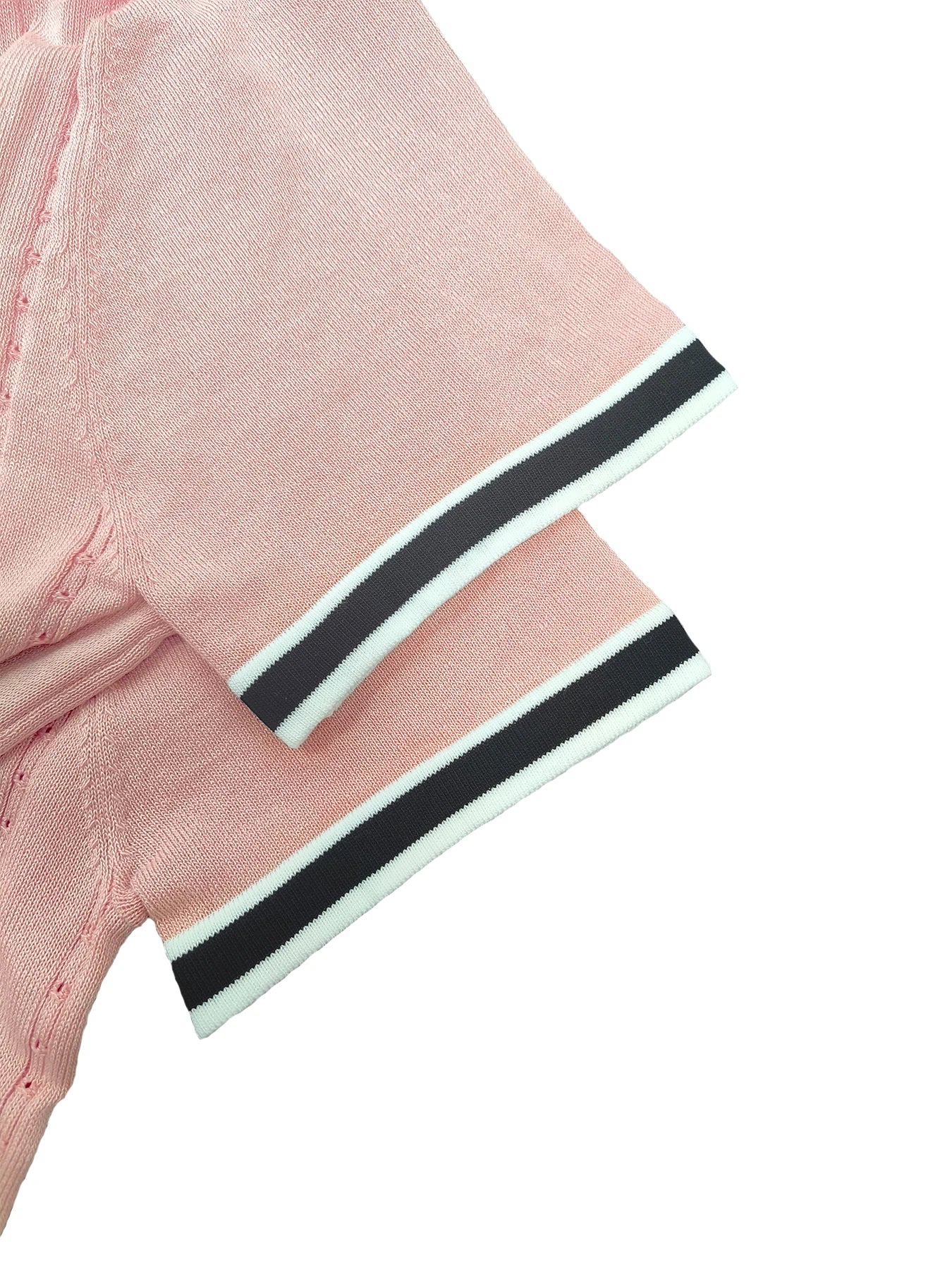 Summer Clothes Men's V Neck Textured Retro Button Front Knit Cardigan Regular Fit Plain Short Sleeve Collared Top