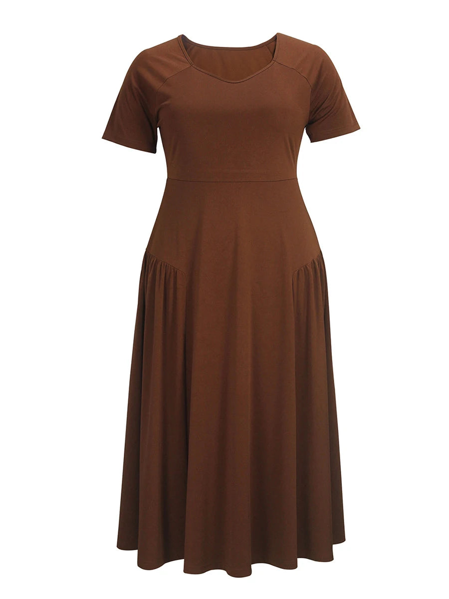 Women Plus Size Floral Print Maxi Dress Off Shoulder Ruffle Detail Elastic Waist Comfort