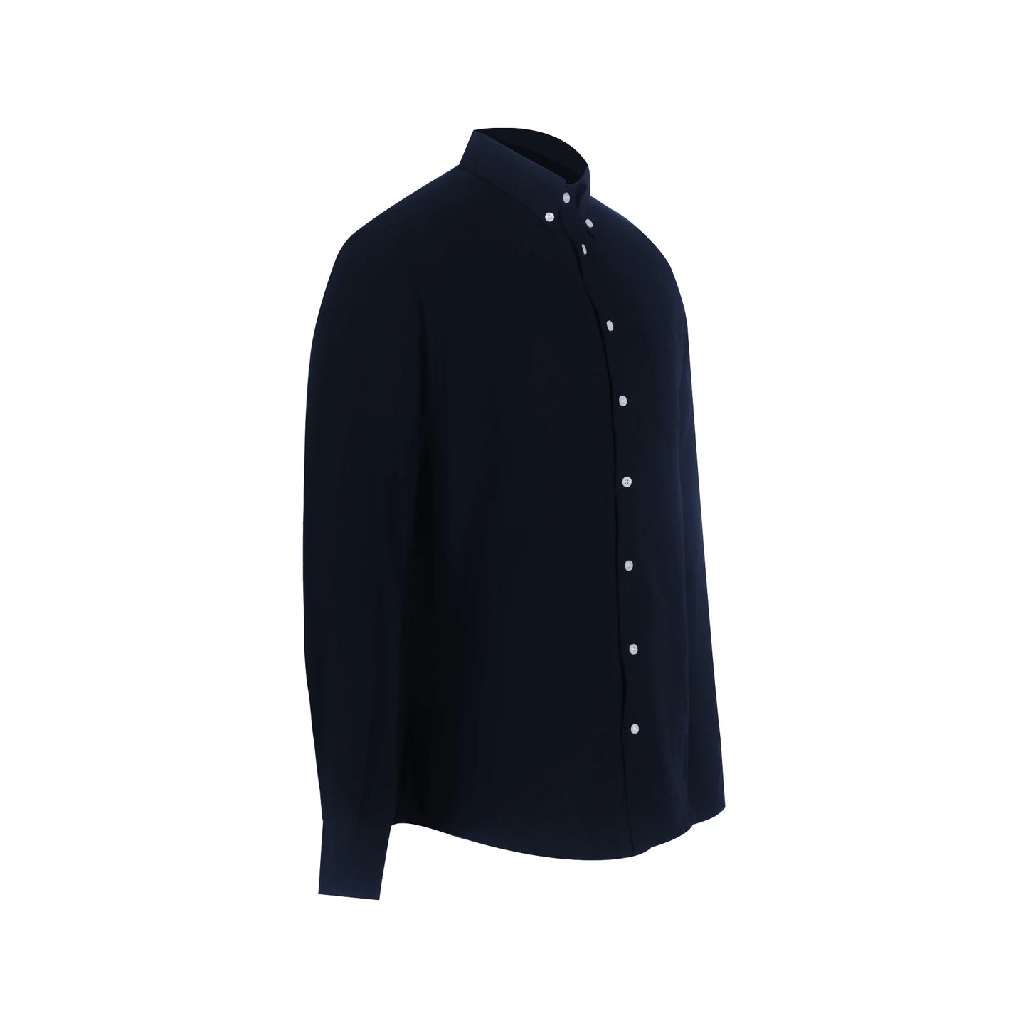 CHCH Brand 100% Cotton Shirt Men Solid Color Long Sleeve High Quality Shirt for Men Spring Stand Casual Men's Embroidery Shirts