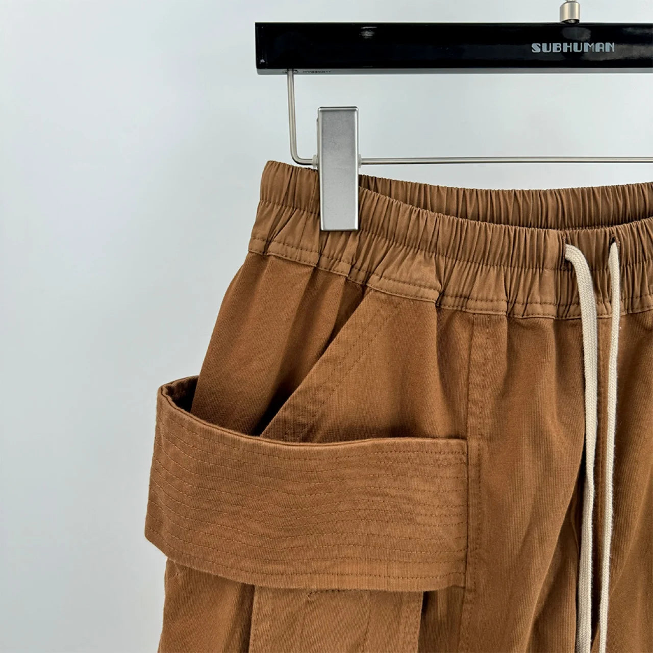 Owen Seak Men's Cargo Harem Pants Cotton Gothic Sweatpants Casual Autumn Cross Solid Black Long Pants Size XL