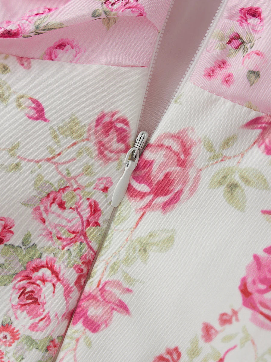 Elegant Boho Chic Maxi Dress with Floral Print for Summer