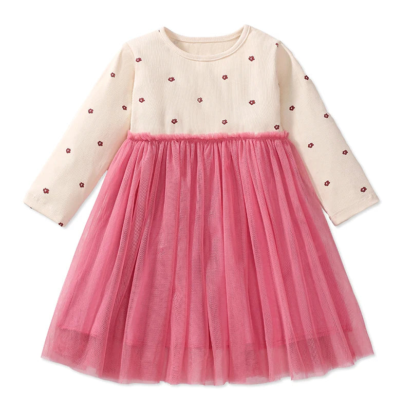 Little Maven Kids Clothes 2024 Autumn Cotton Dresses 2-7