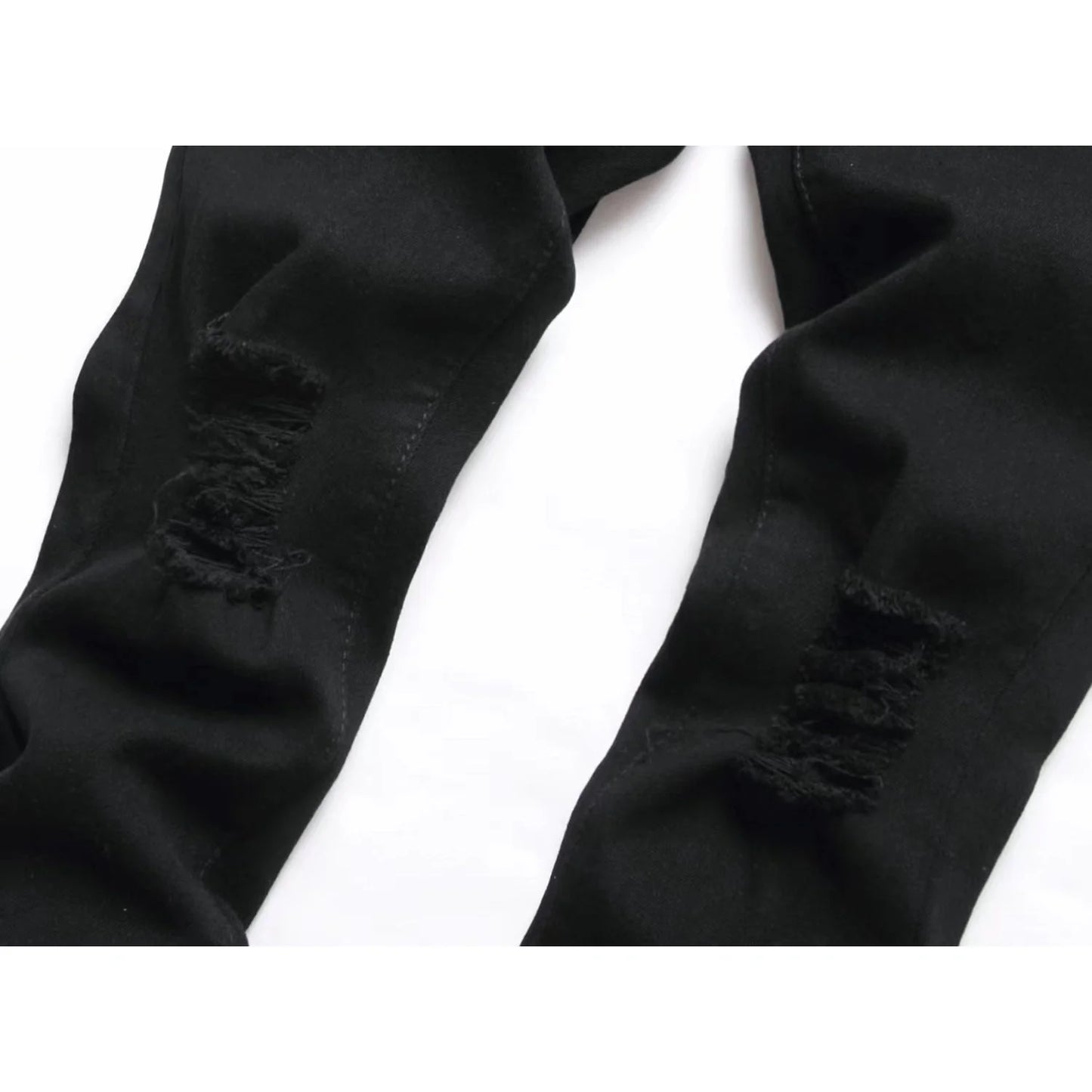 Boys Skinny Fit Ripped Distressed Stretch Fashion Denim Jeans Pants