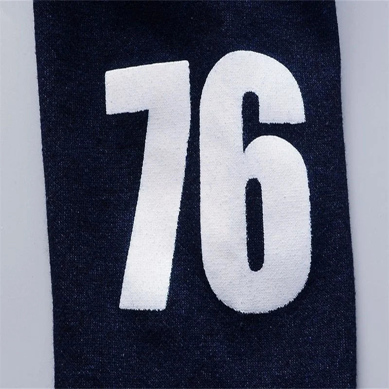 Spring And Autumn Toddler Boy Decorative Printed Coat And Elastic Jeans Suit Fashion Joker