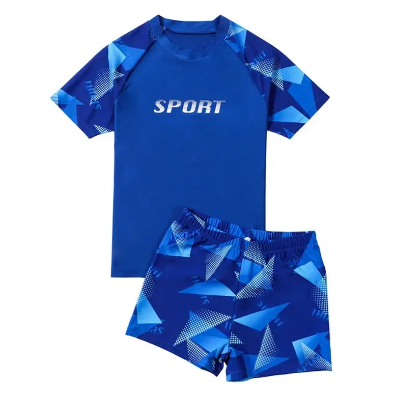 Swimsuit Boys' Camo Cute Summer Quick Dry Big Children