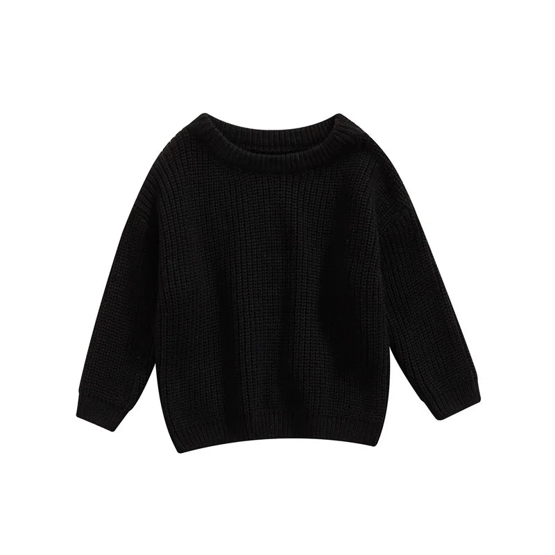 Newest Newborn Baby Girl Boy Knitted Long Sleeve Sweater Autumn Winter Casual Pullover Kids Clothes 3M to 5Y
