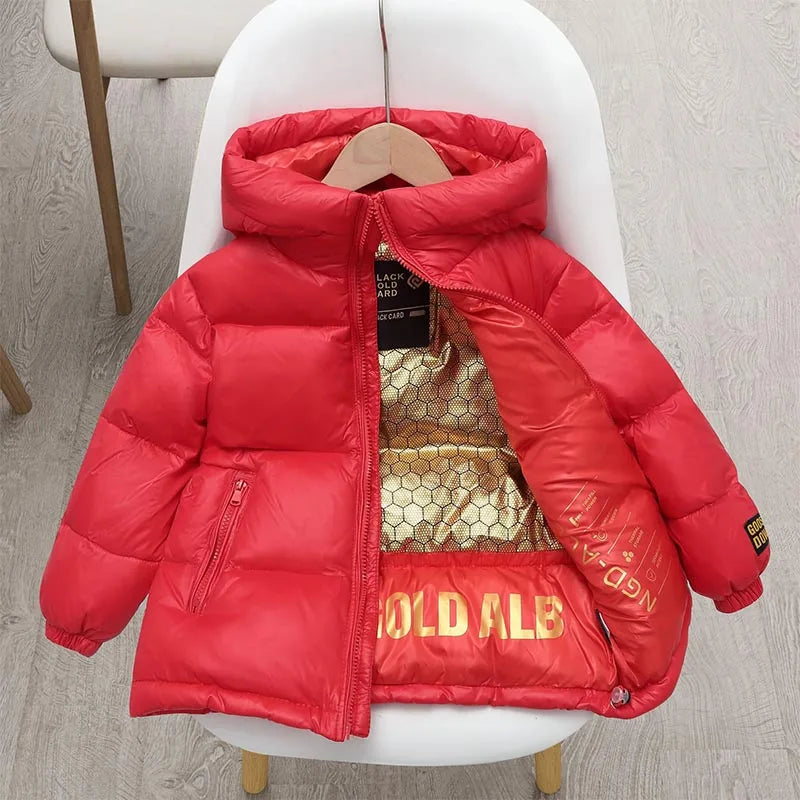 Baby Girl Boy Winter New Jacket Thickened Warm Down Coat