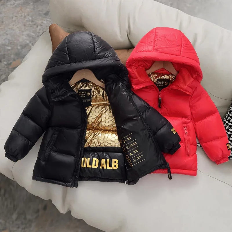 Baby Girl Boy Winter New Jacket Thickened Warm Down Coat