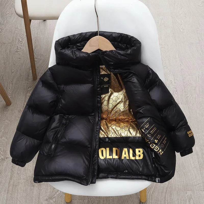 Baby Girl Boy Winter New Jacket Thickened Warm Down Coat