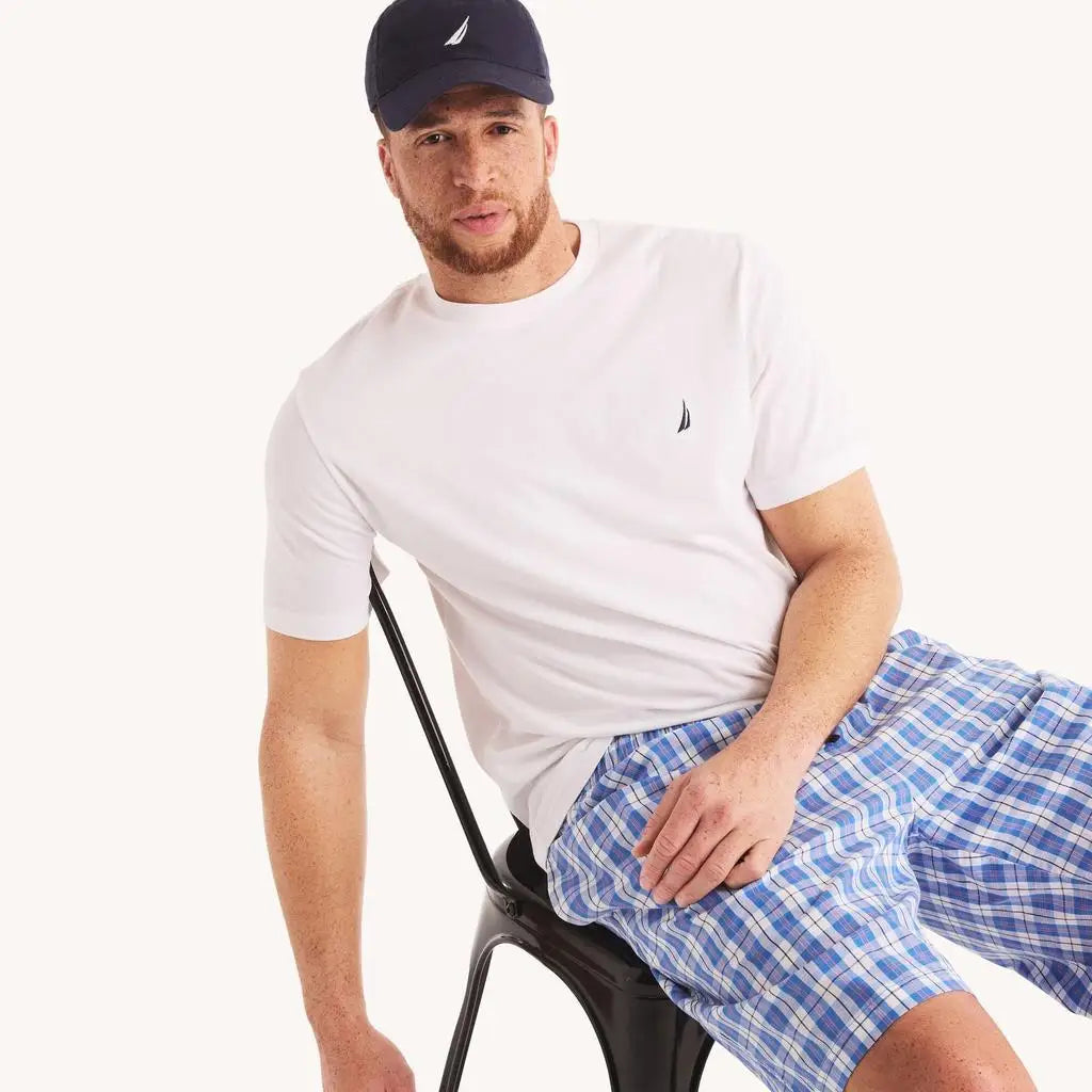 Nautica Mens Big and Tall Crewneck T-Shirt Cotton Full Sleeve England Style