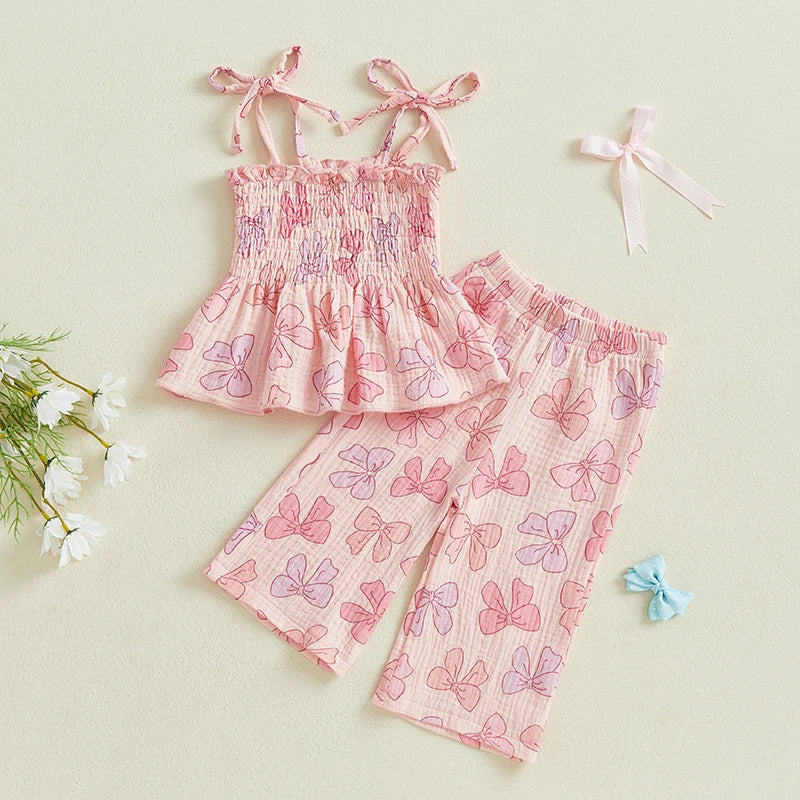 2025-01-02 Lioraitiin Summer Toddler Girl Clothes Set