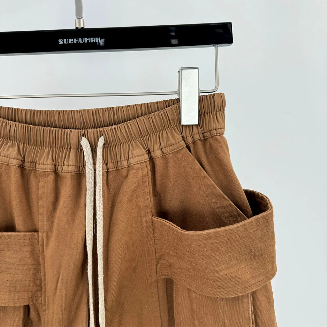 Owen Seak Men's Cargo Harem Pants Cotton Gothic Sweatpants Casual Autumn Cross Solid Black Long Pants Size XL