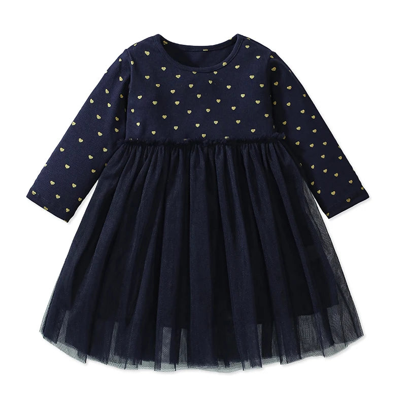 Little Maven Kids Clothes 2024 Autumn Cotton Dresses 2-7