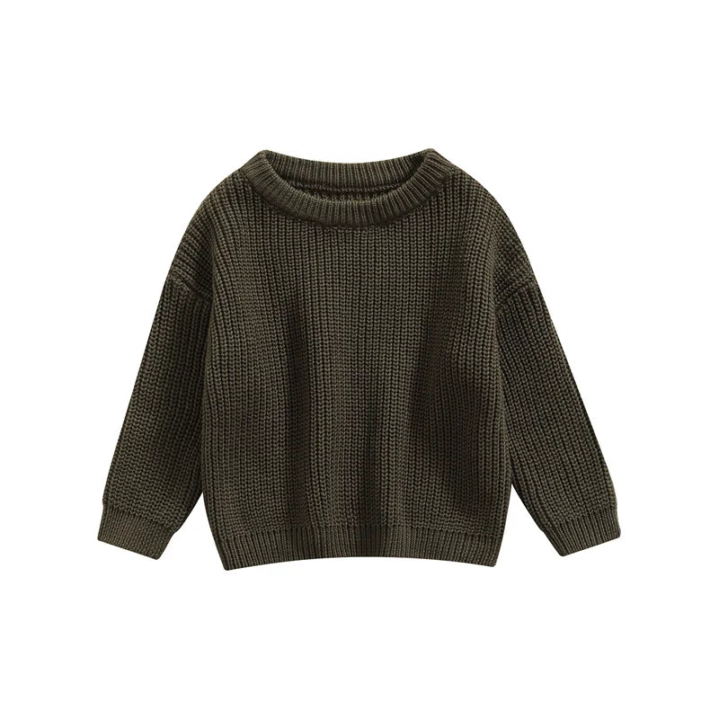 Newest Newborn Baby Girl Boy Knitted Long Sleeve Sweater Autumn Winter Casual Pullover Kids Clothes 3M to 5Y