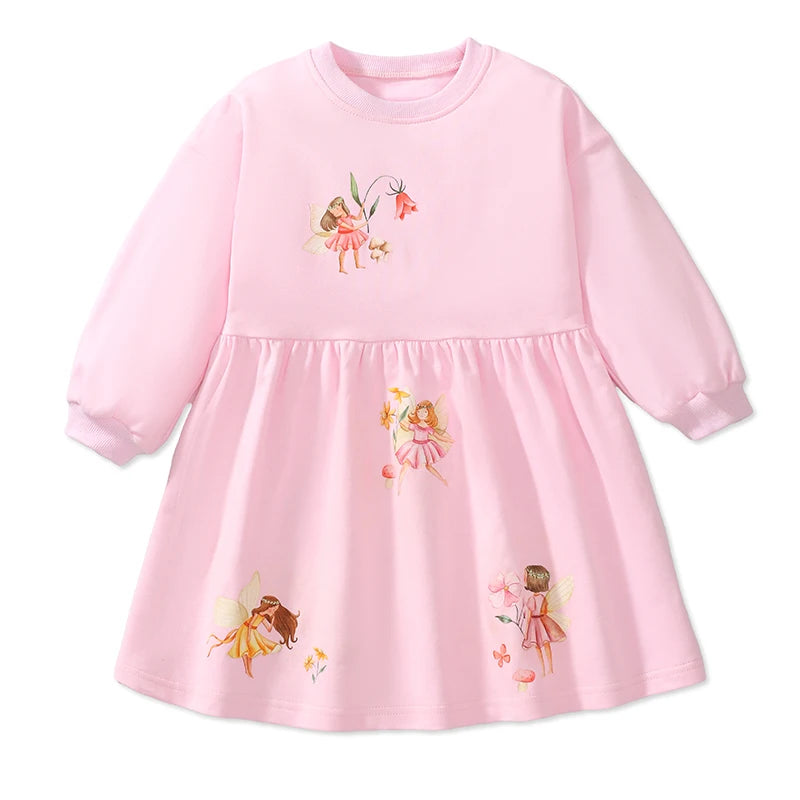 Little Maven Kids Clothes 2024 Autumn Cotton Dresses 2-7