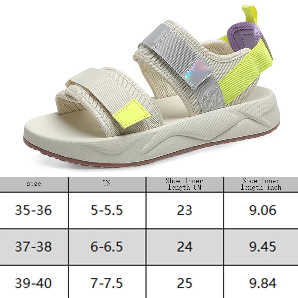 Women Adjustable Strap Walking Sandals Open Toe Athletic Sandals for Hiking Travel Trekking and Camping