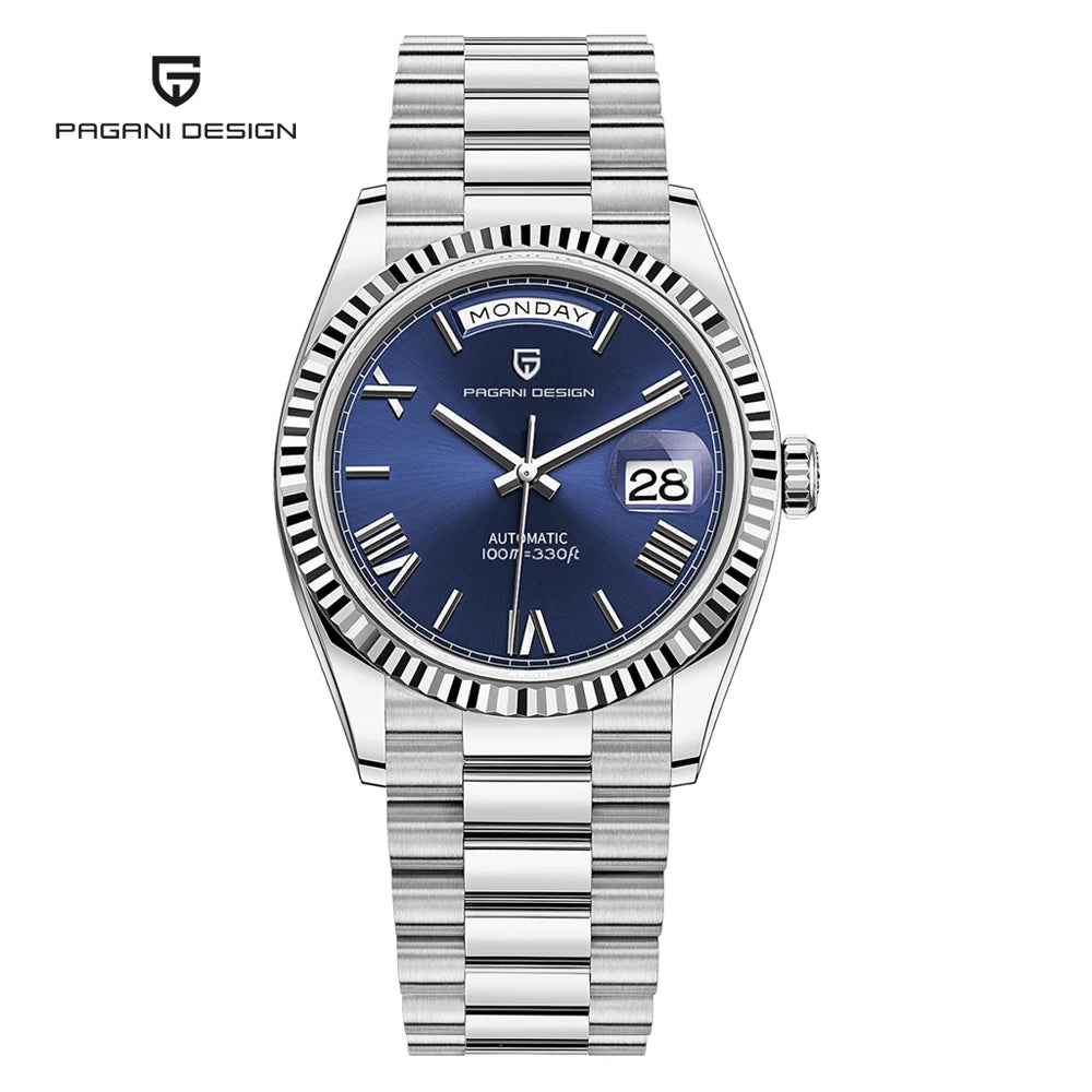 2025 New PAGANI DESIGN DD36 Mens Mechanical Watches Gold Luxury Automatic Watch For Men AR Sapphire Mirror Waterproof Gift Clock