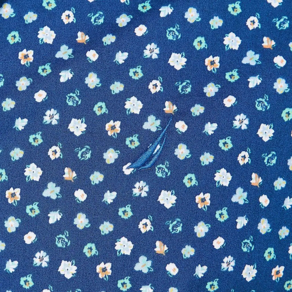 Nautica Men's Big and Tall Classic Fit Floral Print Casual Shirt