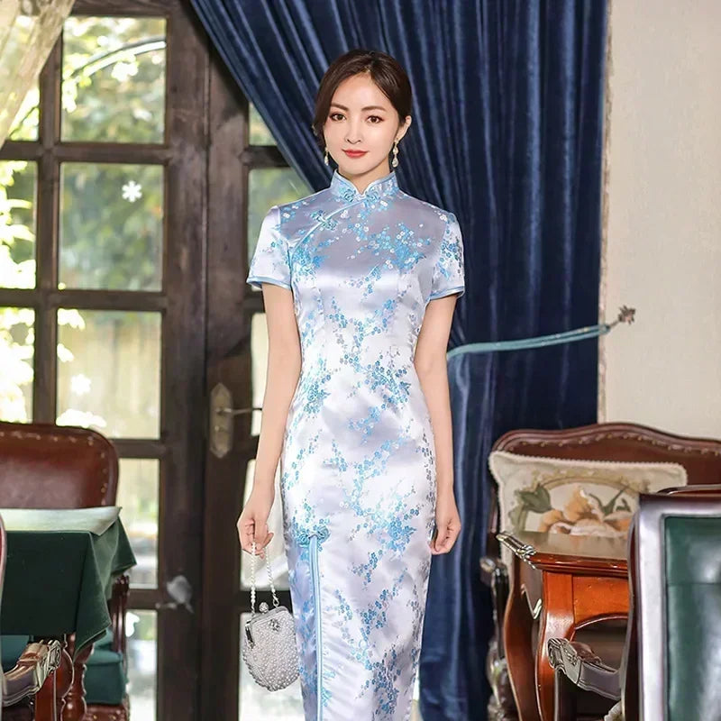 Ethnic Style Vintage Qipao Dresses For Women New Fashion