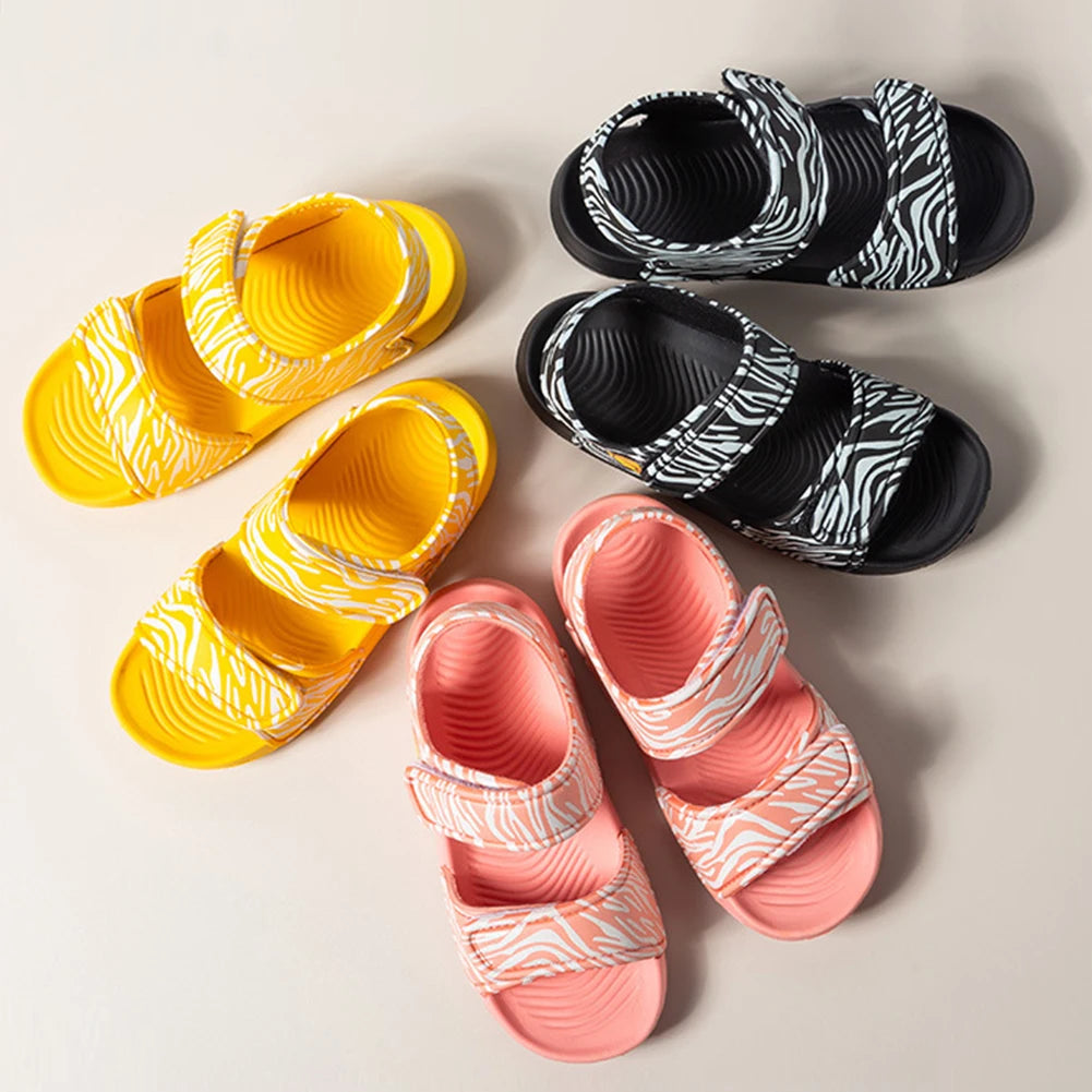 Toddler Boys Girls Luminous Water Sandals Adjustable Straps Open Toe Sport Sandals Summer Shoes