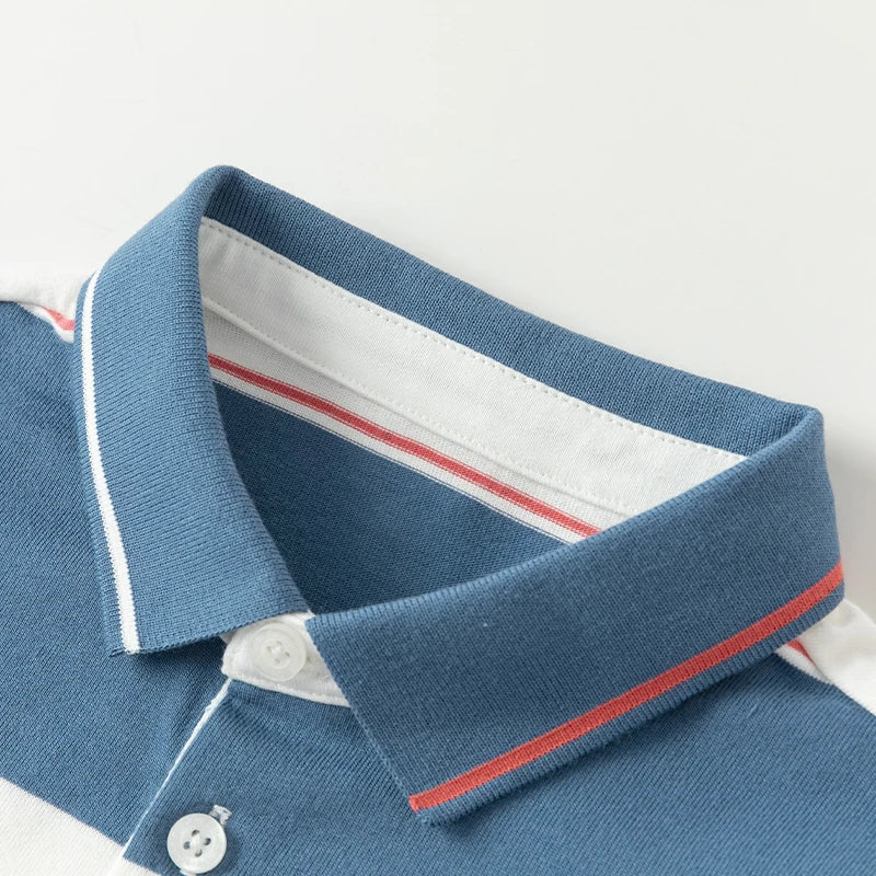 Dave Bella Boys Long Sleeve Spring Polo Shirts DB3241668