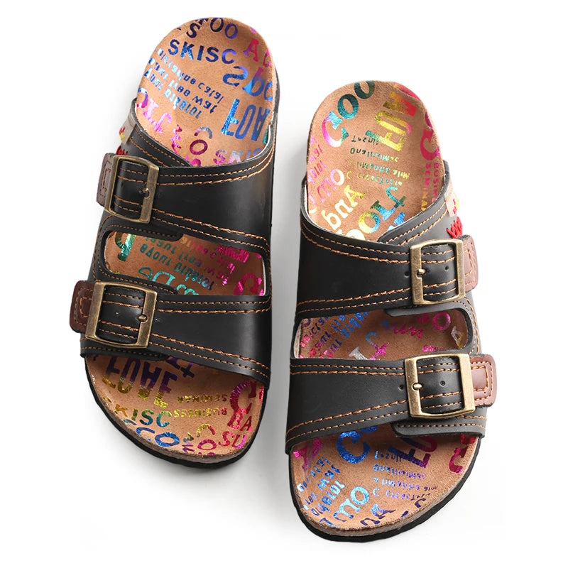 TMA EYES Summer Casual Lightweight Non Slip Women's Flat Sandals