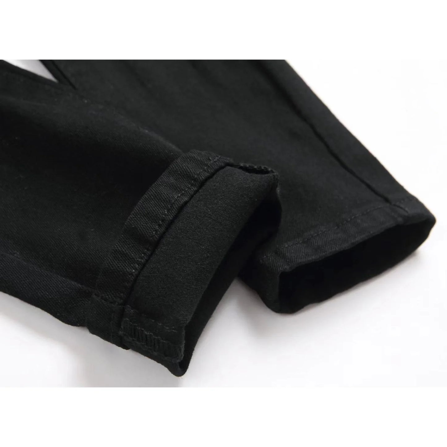 Boys Skinny Fit Ripped Distressed Stretch Fashion Denim Jeans Pants